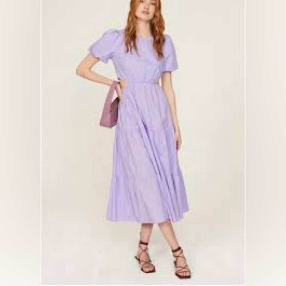Peter Som Collective Marigold Tiered Midi Dress